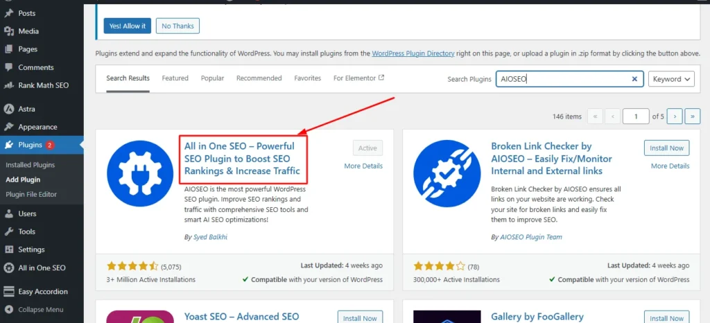 AIOSEO plugin managing multiple business locations with schema markup in WordPress