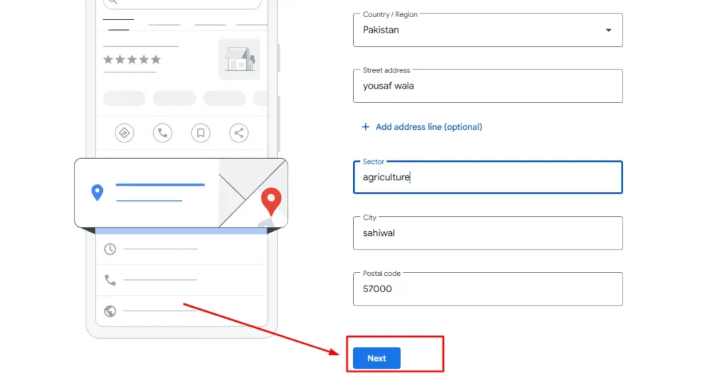 Fully optimized Google Business Profile with all fields completed including services, hours, photos, and business details