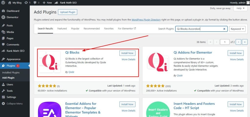 Qi Blocks Accordion WordPress plugin showing modern
polished accordion design with full style controls in
free version working seamlessly inside a Gutenberg
block theme like Twenty Twenty Four and Kadence
